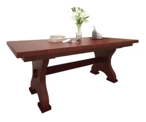 Farmers Double Pedestal Dining Table by Hermies Table Shop