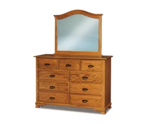 Heritage 9 Drawer Dresser – 42½”H by J&R Woodworking