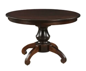 Woodstock Single Pedestal Table by Hermies Table Shop