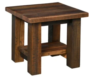 Kingston End Table with Shelf by Arista Wood