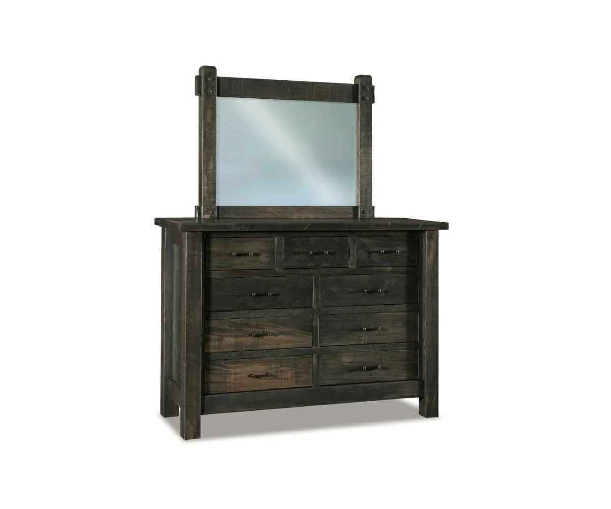 Houston 9 Drawer Dresser - 64"W by J&R Woodworking