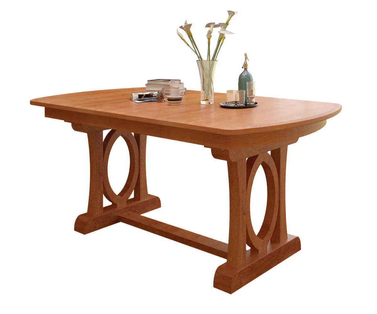 Empire Double Pedestal Dining Table by Hermies Table Shop