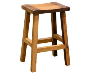 Bar Stool with Scooped Seat by Arista Wood