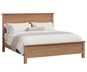Amanda Flat Panel Bed by Arista Wood