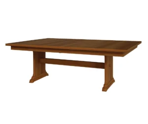 Hoover Double Pedestal Dining Table by Hermies Table Shop