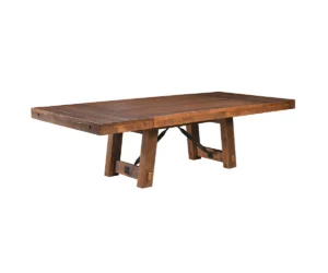 Edison Double Pedestal Dining Table by Hermies Table Shop