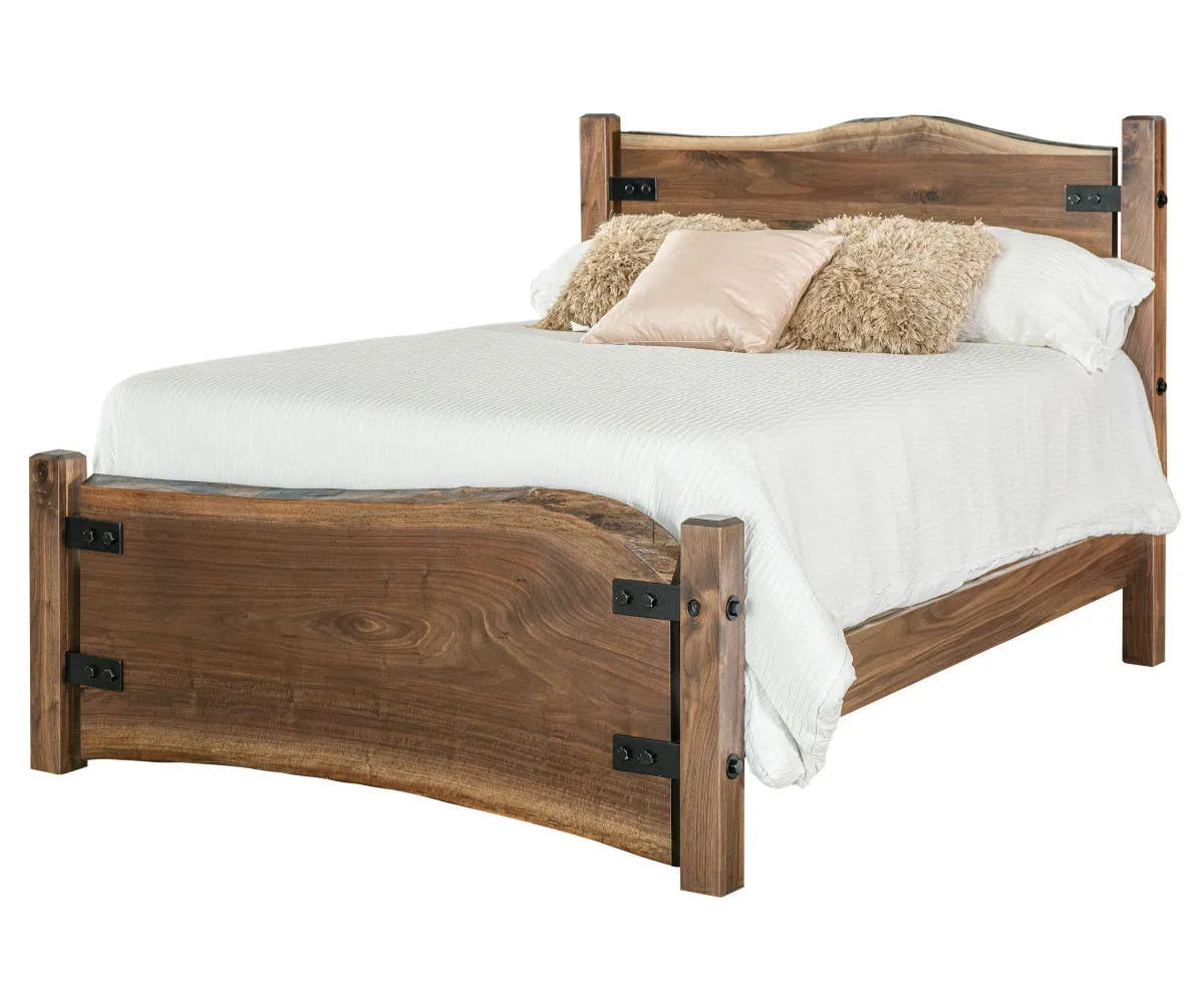 Live Wood Bed by Indian Trail Furniture