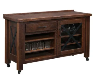 Wellington Beverage Cart by Arista Wood