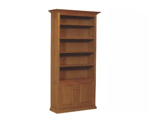 Raised Panel Bookcase by Brookside Home Furnishings