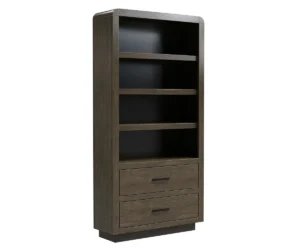 Durham Bookcase With Drawers by Arista Wood