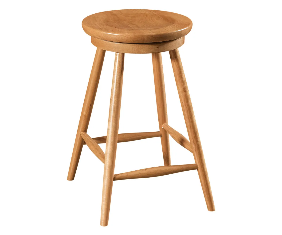 Haskin Swivel Barstool - 24" by RH Yoder