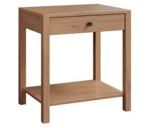 Amanda 1 Drawer Nightstand by Arista Wood
