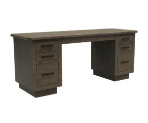 Durham 7 Drawer Executive Desk by Arista Wood