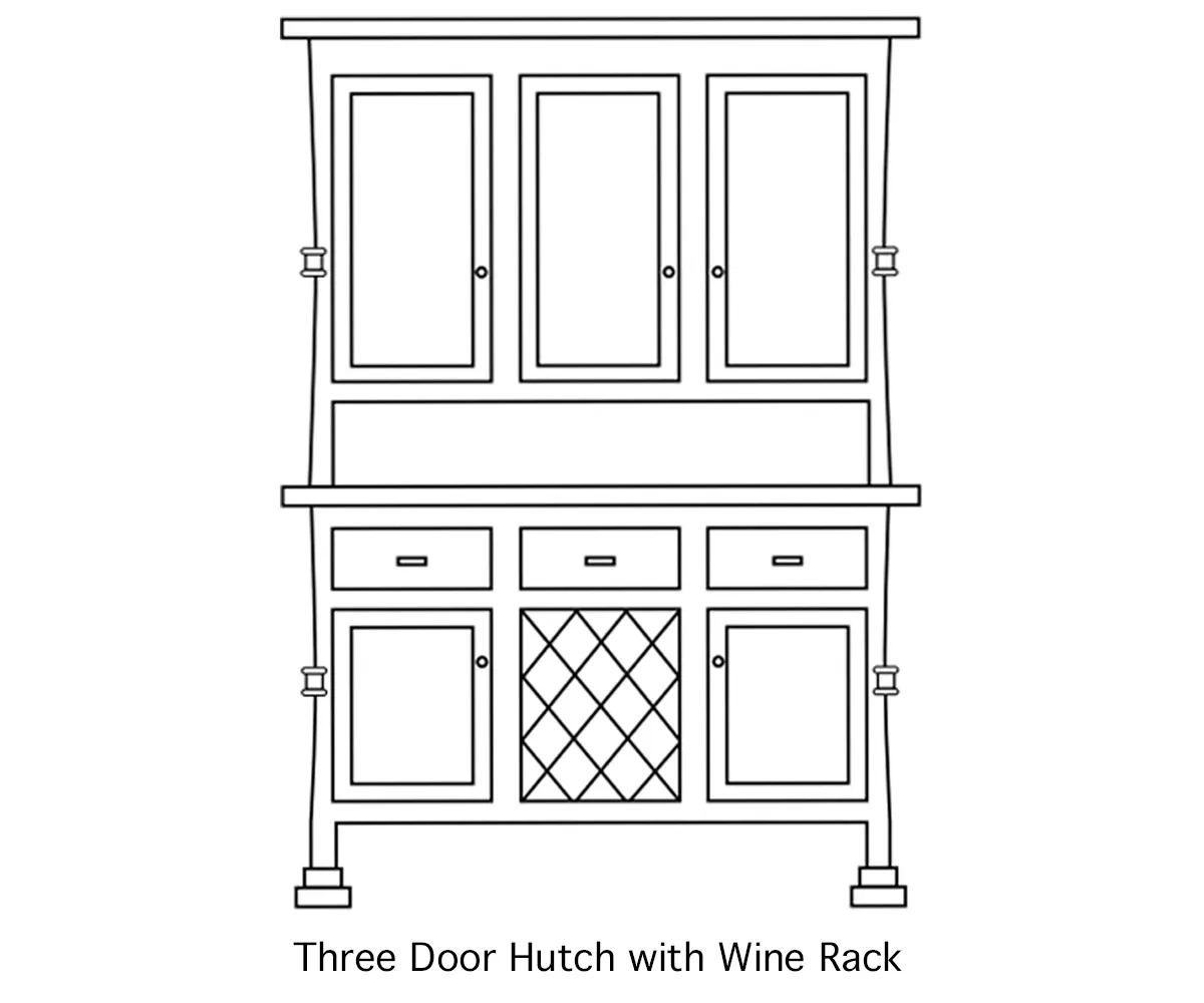 Bowerston Hutch by Hermies Table Shop
