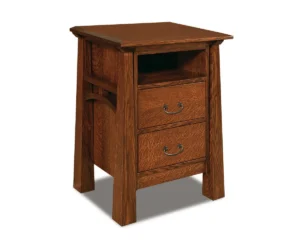 Artesa 2 Drawer Nightstand by J&R Woodworking