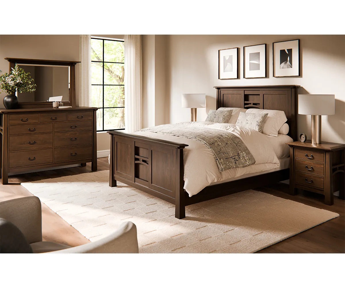 Artesa 2 Drawer Nightstand by J&R Woodworking
