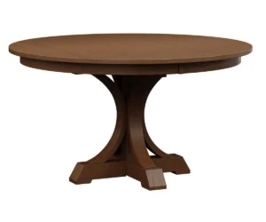 Bryson Single Pedestal Table by Hermies Table Shop