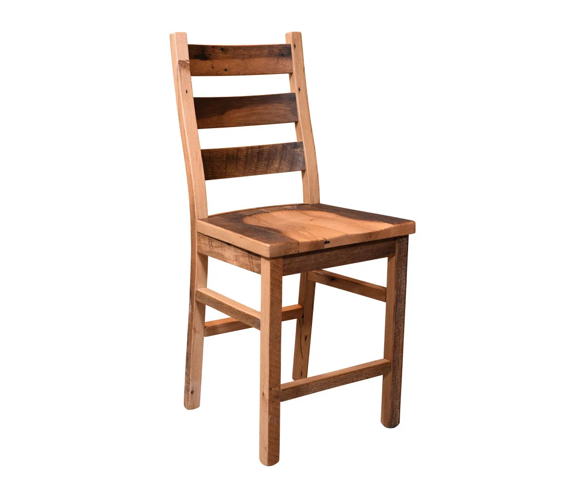 Ladderback Counter Side Chair by Arista Wood