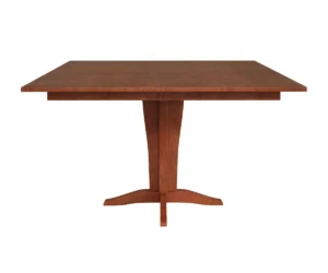 Vintage Single Pedestal Table by Hermies Table Shop