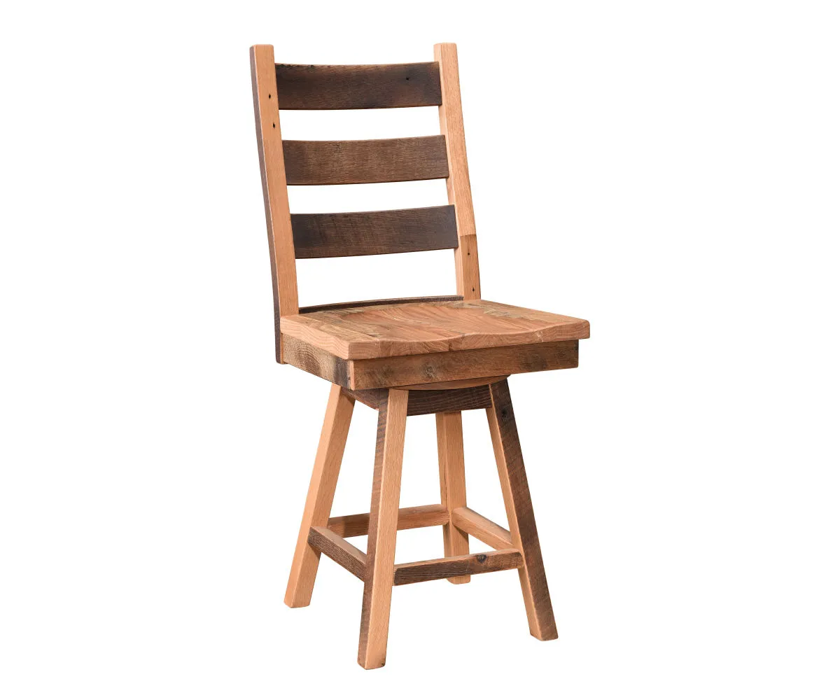 Ladderback Counter Side Chair by Arista Wood